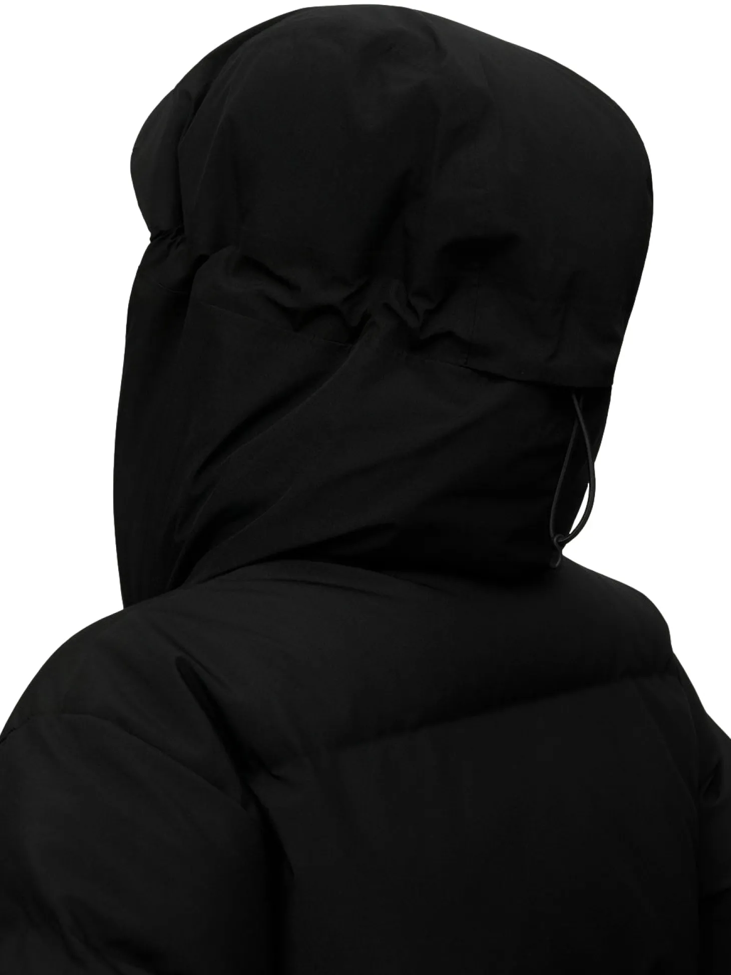 Blæst Selje Down Jacket Black Jakke Sort