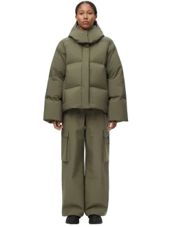 Blæst Selje Down Jacket Grape Leaf Jakke Grønn