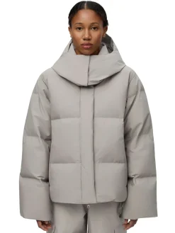 Blæst Selje Down Jacket Low Tide Jakke Beige Grå