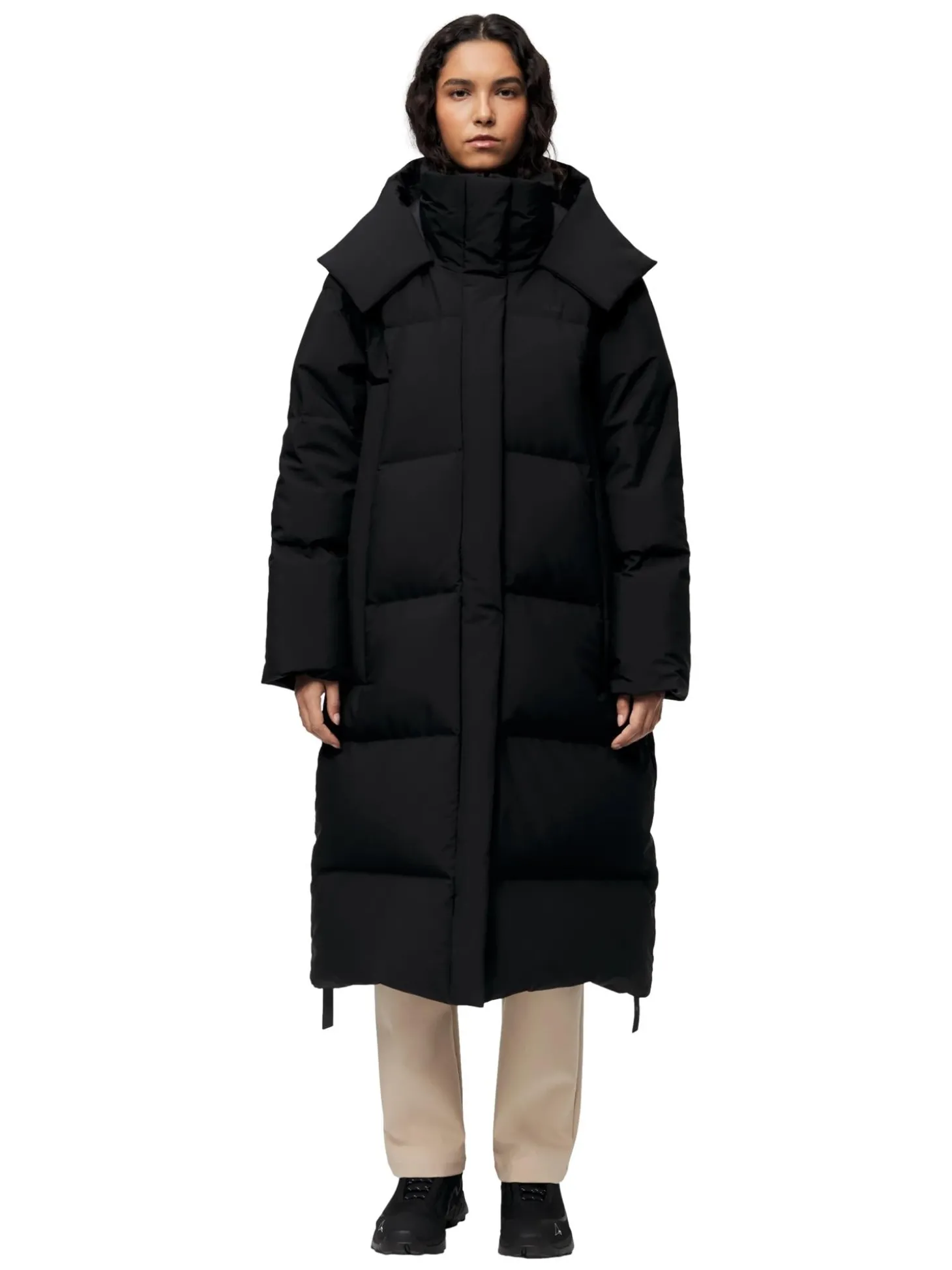 Blæst Stranda Down Coat Black Jakke Sort
