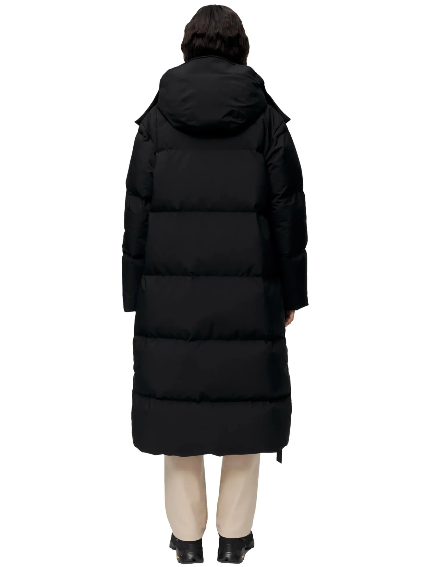 Blæst Stranda Down Coat Black Jakke Sort