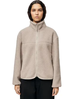 Blæst Tind W Fleece Jacket Low Tide Jakke Beige Grå