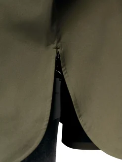 Blæst Voss Poncho Grape Leaf Jakke Oliven