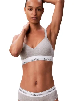 Calvin Klein Underwear Lift Bralett Undertøy Lys Grå Melert