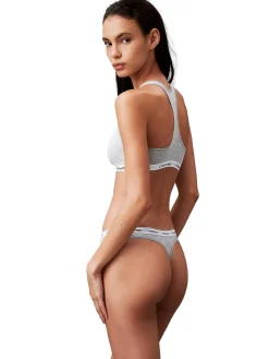 Calvin Klein Underwear Thong Modern Logo 3PK Undertøy Hvit/Grå/Sort