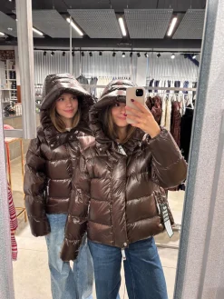 CAYA Ginny Short Coffee Jakke Mørkebrun