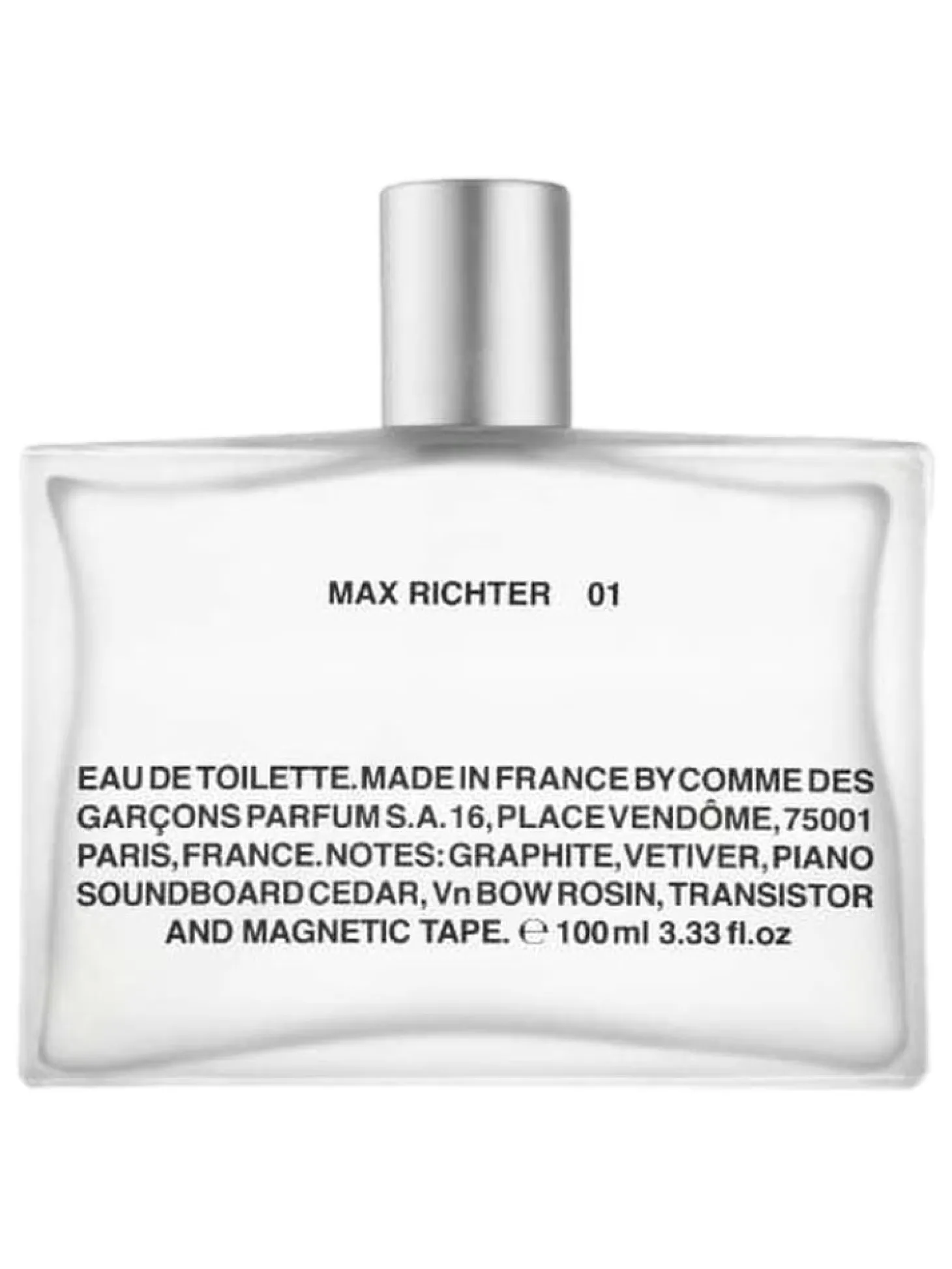 Comme des Garcons Parfums MAX RICHTER Parfyme Gjennomsiktig