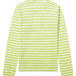 Comme des Garcons Play Ladies T-shirt Long Sleeve Genser Lysegrønn