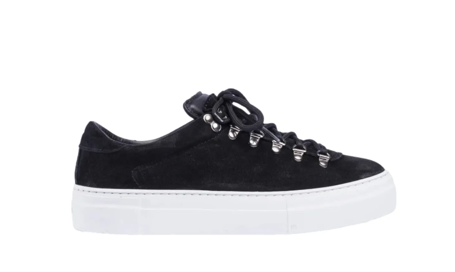 Diemme Marostica Low Platform Black Suede Sko Sort