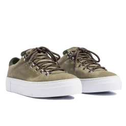 Diemme Marostica Low Platform Olive Suede Sko Oliven