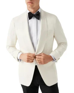 Eton 3000 Slim Evening White Signature Twill Shirt Skjorte Hvit