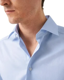 Eton 3000 Super Slim Skjorte Lyseblå