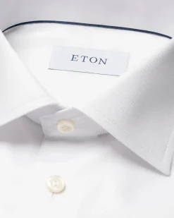 Eton 3000 Super Slim White Signature Twill Shirt Skjorte Hvit