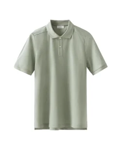 Eton Filo di Scozia Solid Piqué T-shirt Lysegrønn