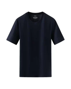Eton Filo di Scozia T-shirt T-shirt Mørkeblå
