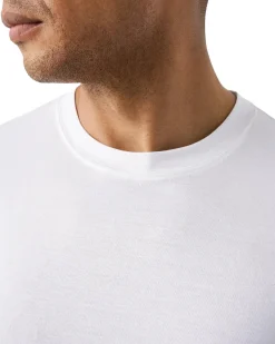 Eton Filo di Scozia T-shirt T-shirt Hvit