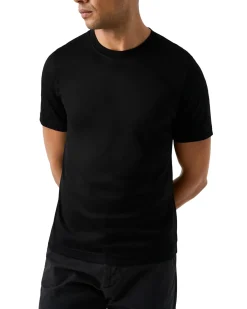 Eton Filo di Scozia T-shirt T-shirt Sort