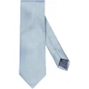 Eton Silk Linen Tie Slips Lyseblå