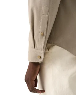 Eton Solid Corduroy Shirt Skjorte Lys Brun