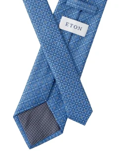 Eton Tie Slips Blå Mønster