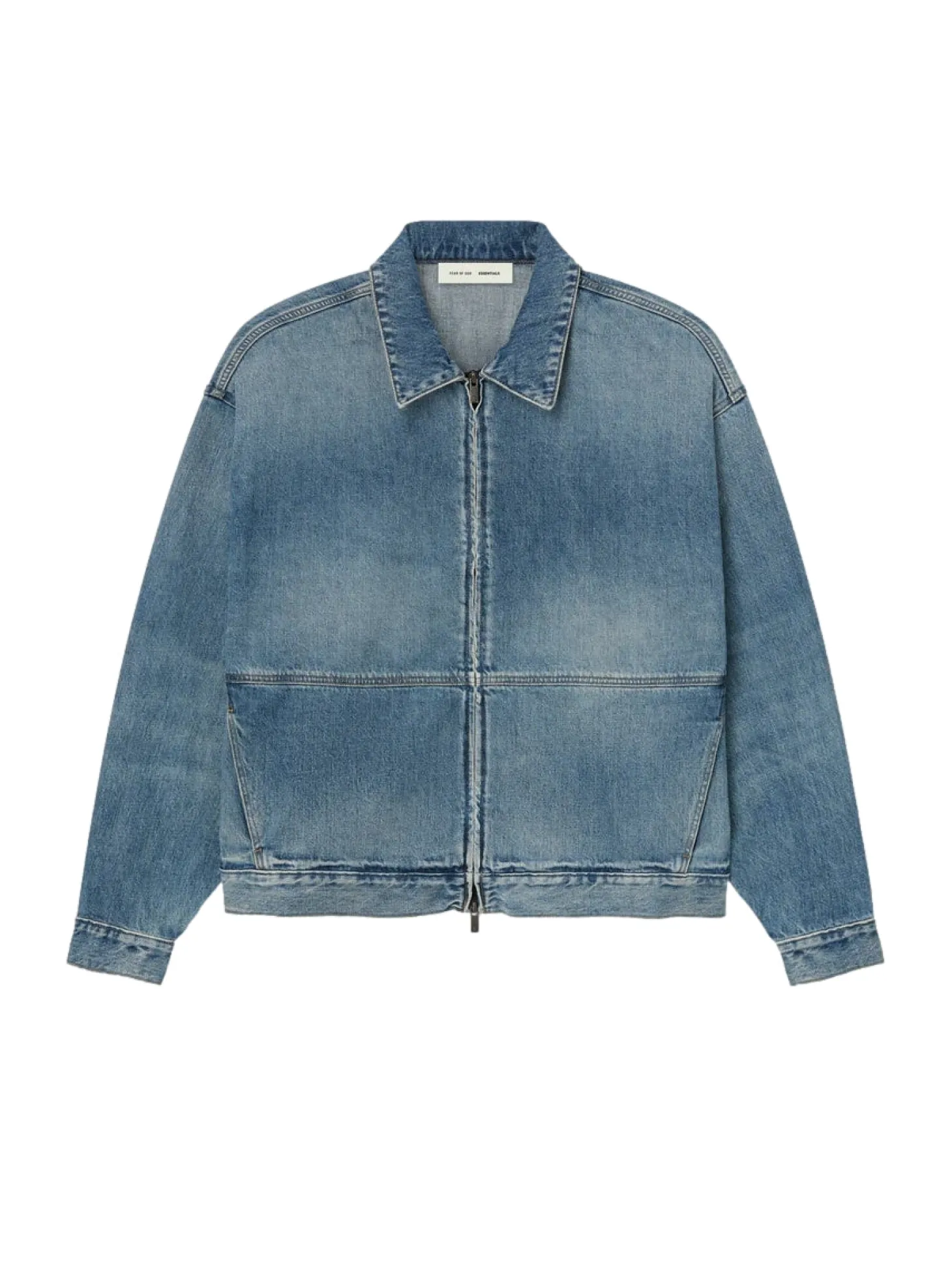 Fear of God Essentials Denim Trucker Jacket Jakke Denim