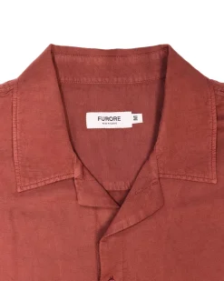 Furore Hill Short Sleeve Skjorte Rustrød