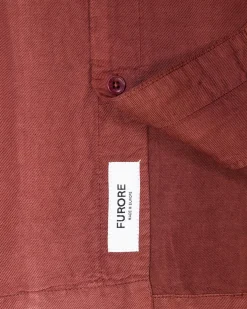 Furore Hill Short Sleeve Skjorte Rustrød