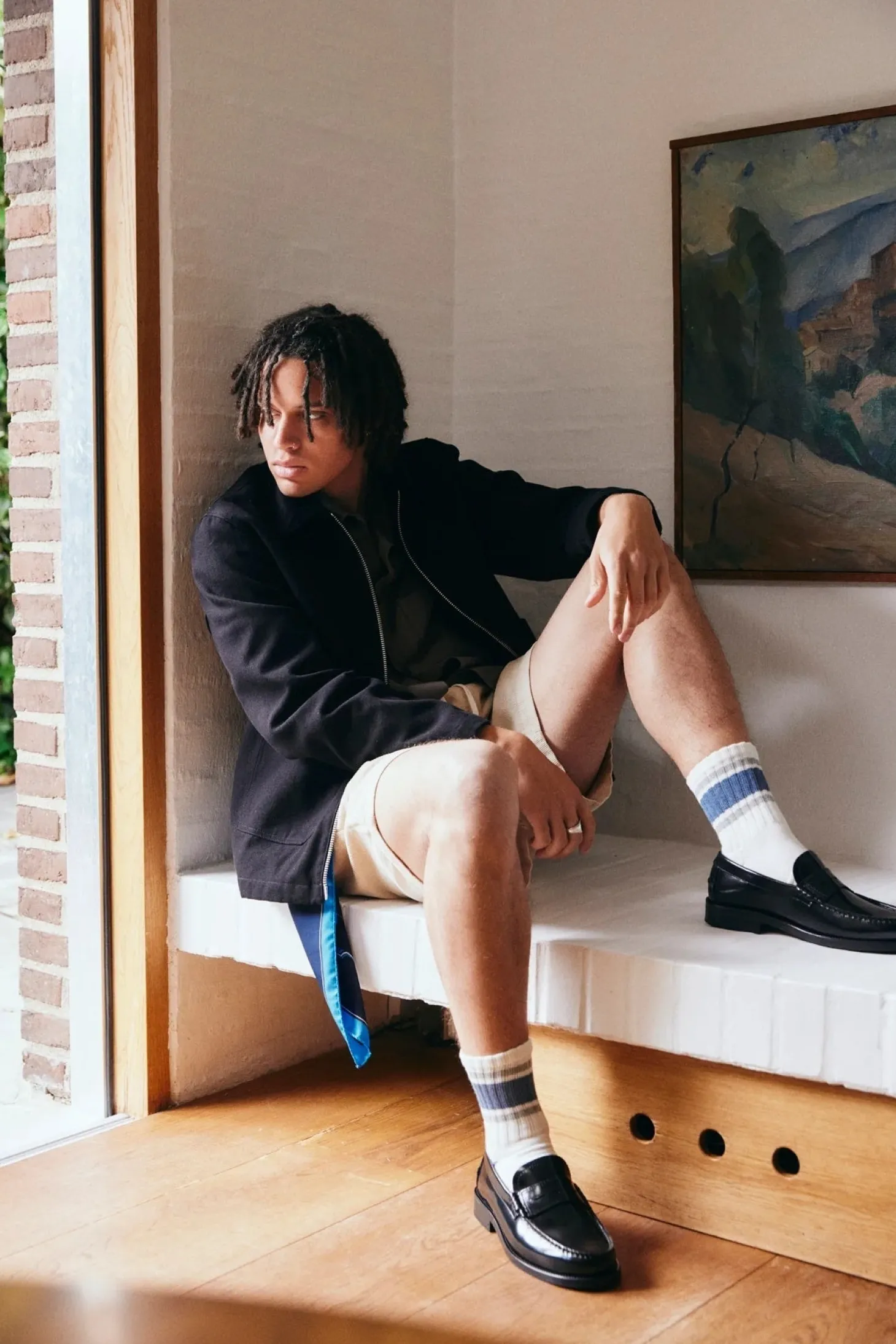 Garment Project Miles Penny Loafer Sko Sort