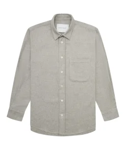 Garment Project Relaxed Long Sleeved Shirt Skjorte Grå