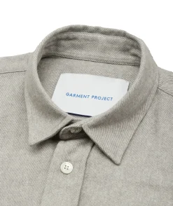 Garment Project Relaxed Long Sleeved Shirt Skjorte Grå