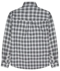 Garment Project Relaxed LS Button Down Shirt Skjorte Grå Mønster