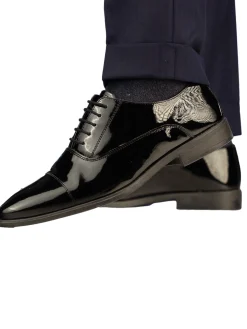 Gregers BERGAMO Lakksko Sko Sort