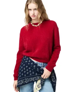 Guest In Residence Grizzly Crew Genser Mørkerød