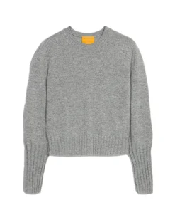 Guest In Residence Shrunken Crew Genser Grå