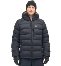 Haglöfs Rosson Down Hood Men Jakke Sort