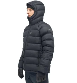 Haglöfs Rosson Down Hood Men Jakke Sort