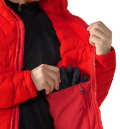 Haglöfs Spitz Down Hood Men Jakke Rød