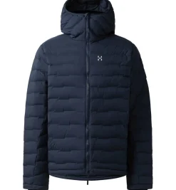 Haglöfs Spitz Down Hood Men Jakke Mørkeblå