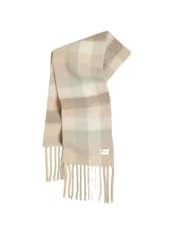 Holzweiler Aster Check Lt. Green Check Skjerf Off-White/Grønn