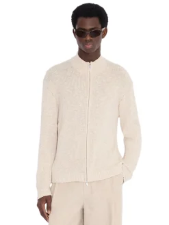 Holzweiler Atlantic Zip Cardigan Genser Beige