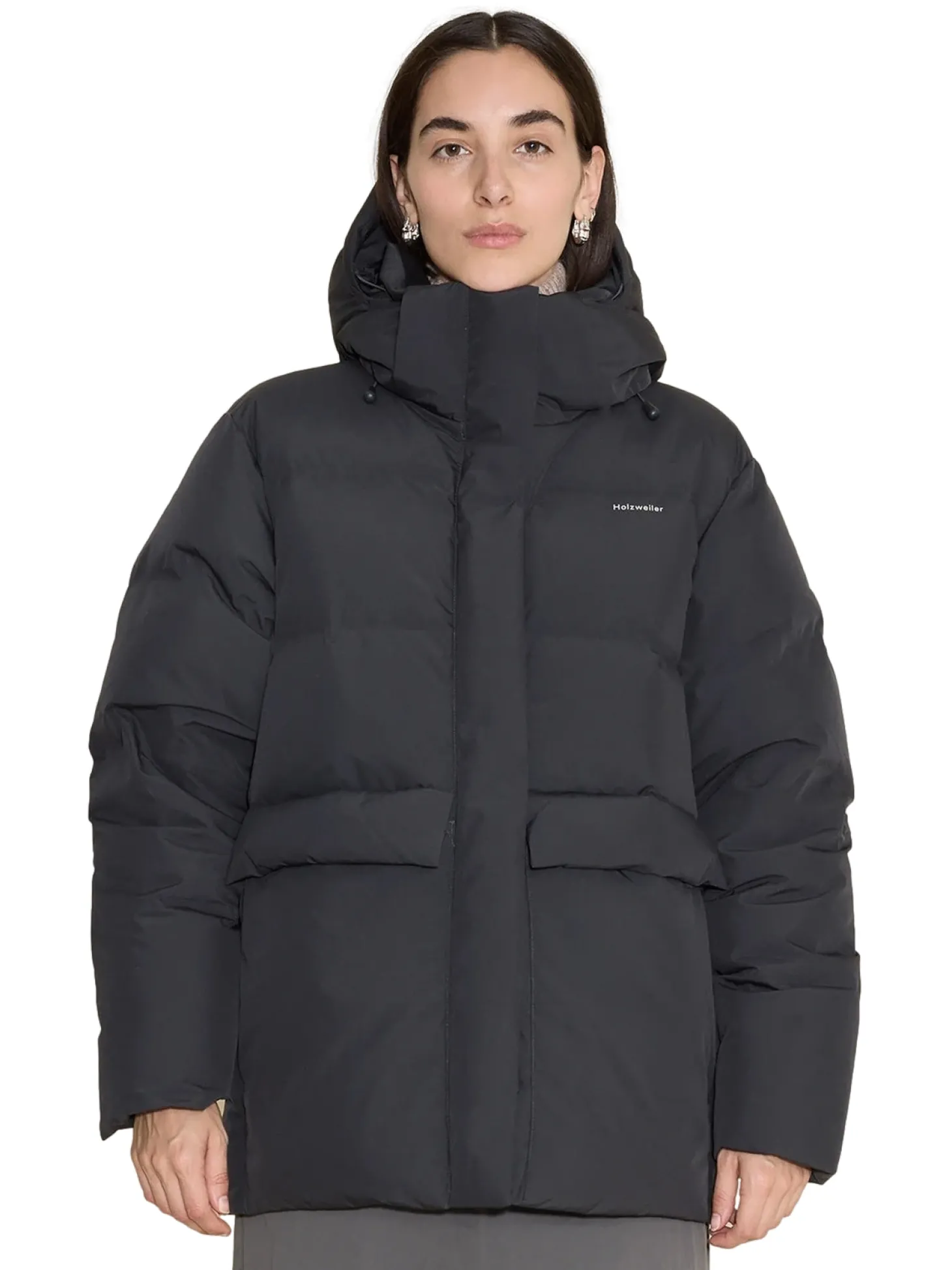 Holzweiler Besseggen Down Dk. Grey Jakke Mørkegrå