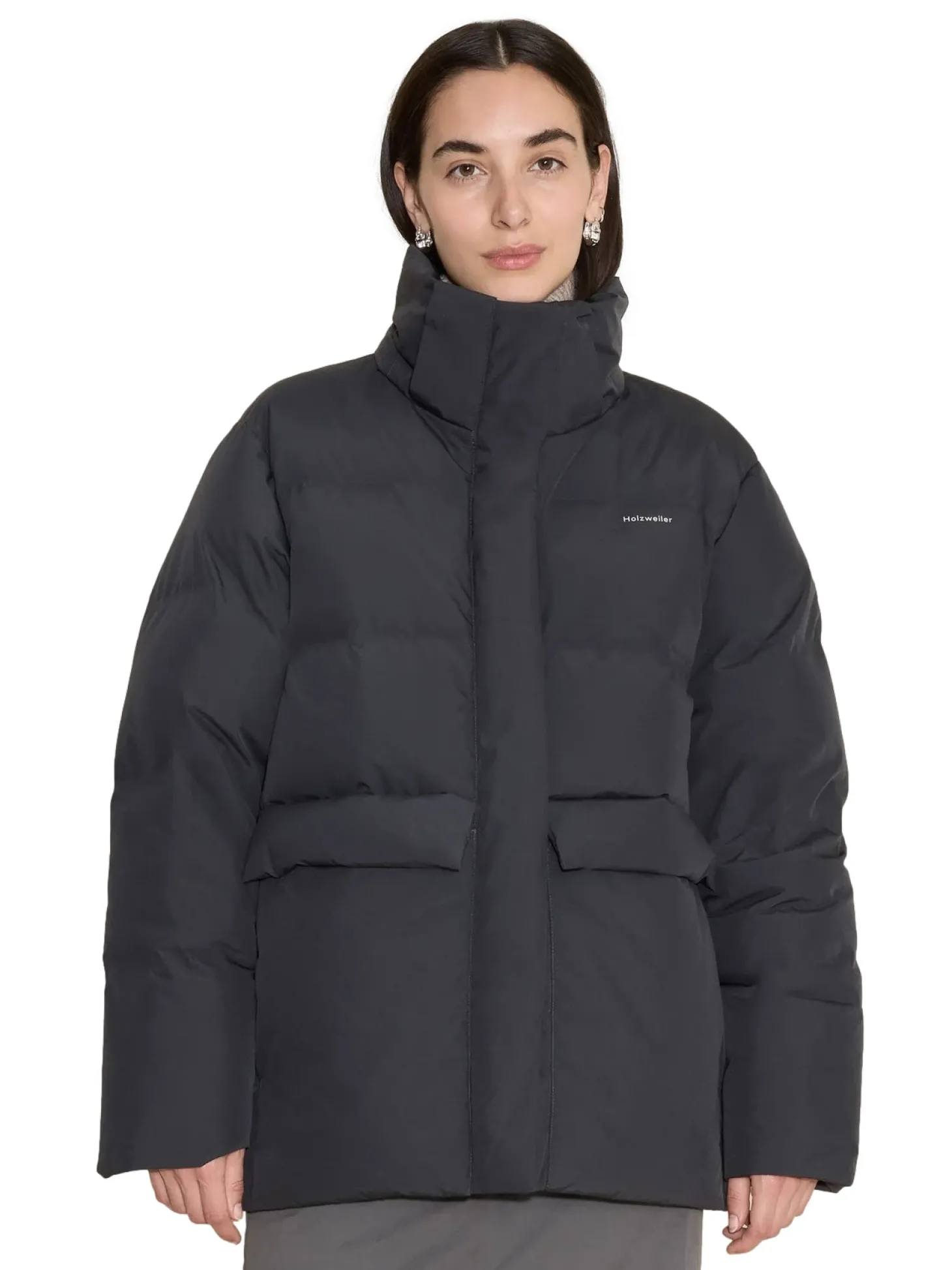 Holzweiler Besseggen Down Dk. Grey Jakke Mørkegrå