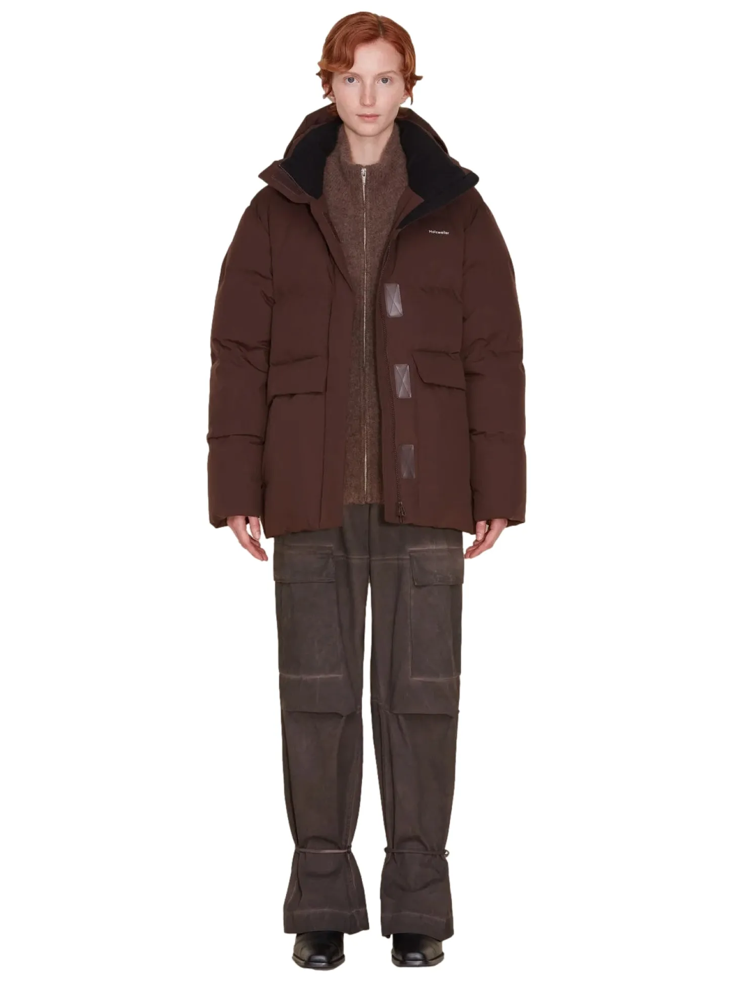 Holzweiler Besseggen Down Dk. Brown Jakke Mørkebrun