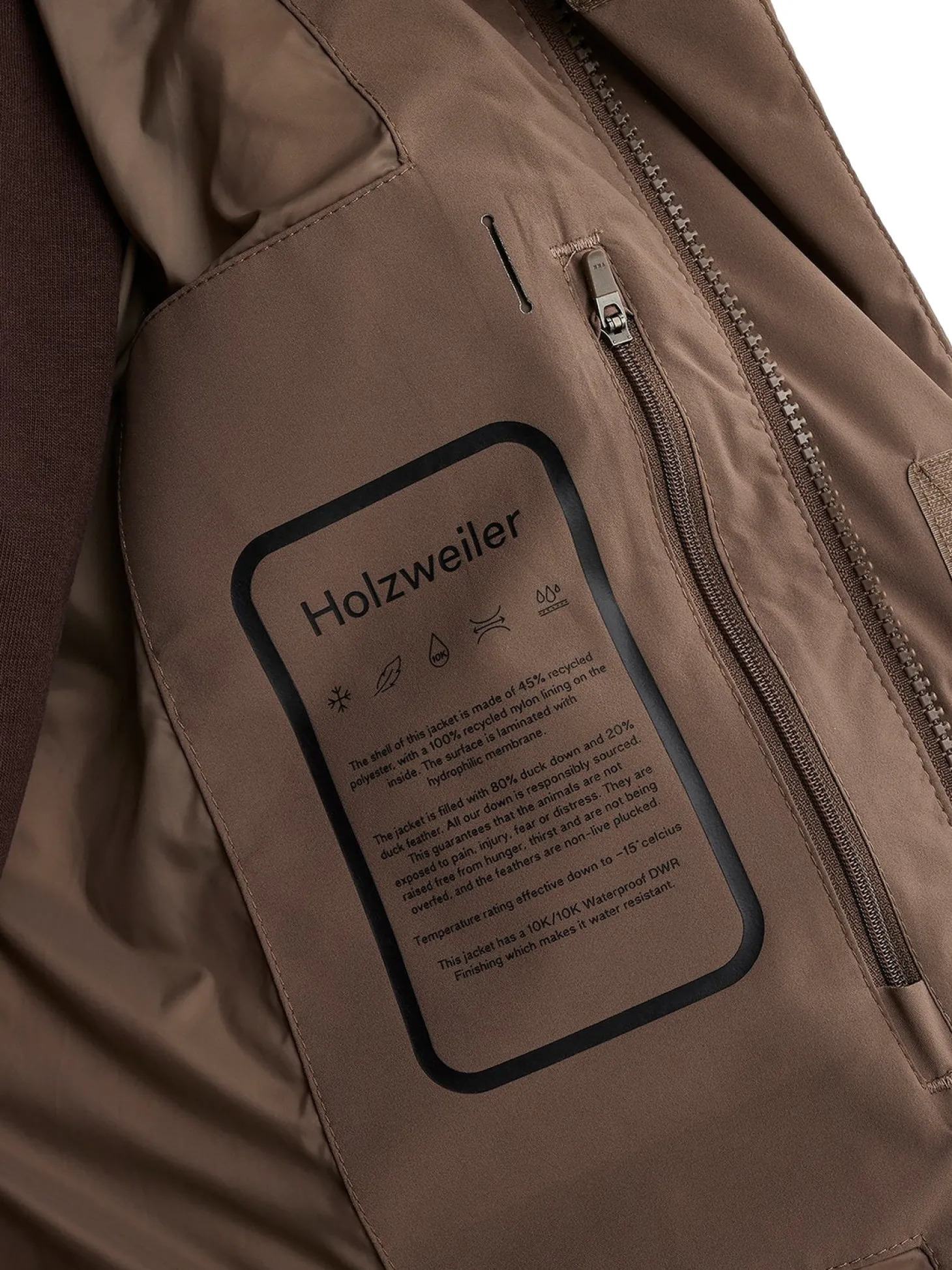 Holzweiler Dovre Down Taupe Jakke Taupe