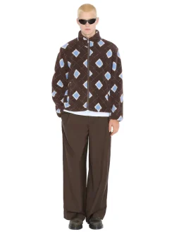 Holzweiler Fossekall Fleece Jacket Jakke Brun Mønster