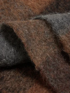 Holzweiler Fresia Brown Check Skjerf Brun