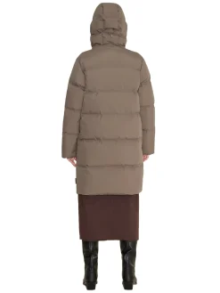 Holzweiler Loen Down Taupe Jakke Lysebrun