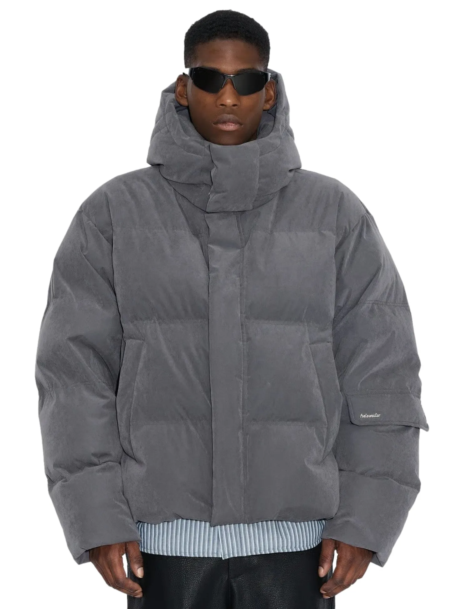 Holzweiler Narvik Brushed Down Jacket Jakke Grå