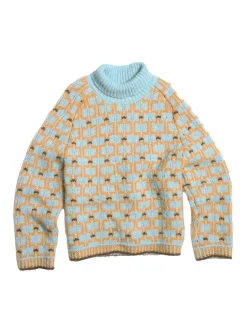 Holzweiler Norwegian Wool Turtleneck Genser Turkis