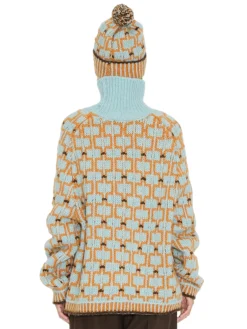 Holzweiler Norwegian Wool Turtleneck Genser Turkis